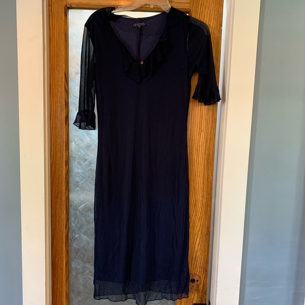 Women’s Navy Blue Aziz Dress in Medium